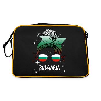Bulgaria - Retro Bag - black/gold - Back