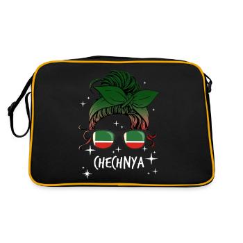 Tchétchénie - Sac Retro - noir/or - Dos