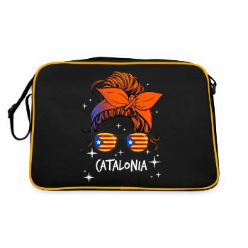Catalogne - Sac Retro - noir/or - Dos