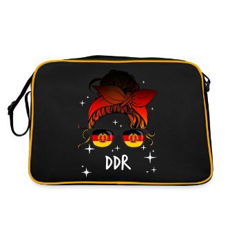 DDR - Sac Retro - noir/or - Dos