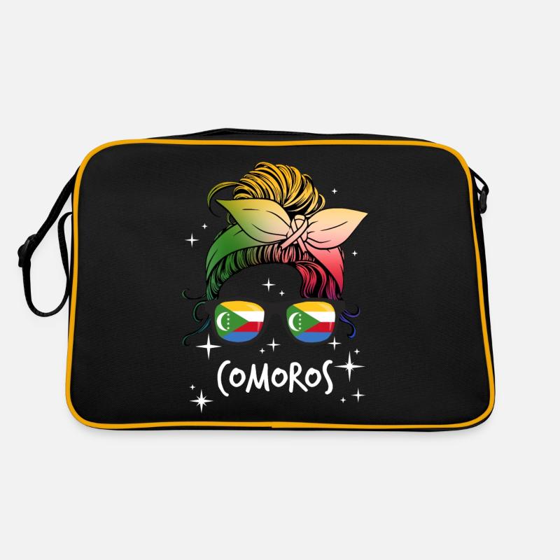 Comores - Sac Retro - noir/or