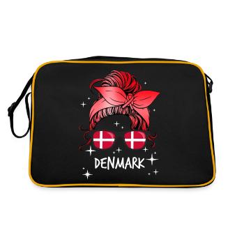Danemark - Sac Retro - noir/or - Dos