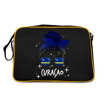 Curaçao - Sac Retro - noir/or - Dos