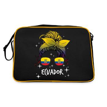 Ecuador - Retro Bag - black/gold - Back