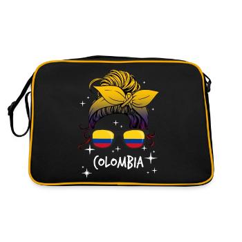 Colombie - Sac Retro - noir/or - Dos