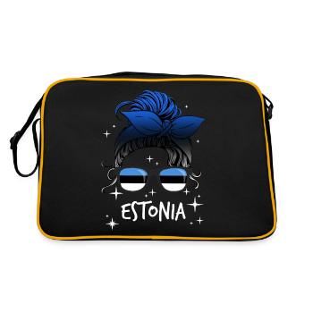 Estonia - Retro Bag - black/gold - Back