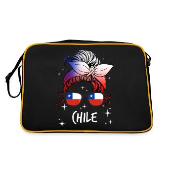 Chile - Retro Bag - black/gold - Back