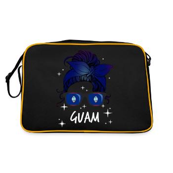 Guam - Sac Retro - noir/or - Dos