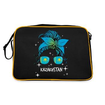 Kazakhstan - Sac Retro - noir/or - Dos