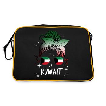 Koweït - Sac Retro - noir/or - Dos