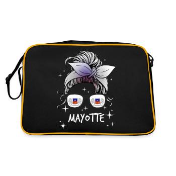 Mayotte - Sac Retro - noir/or - Dos