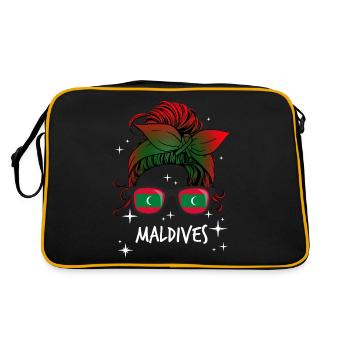 Maldives - Retro Bag - black/gold - Back