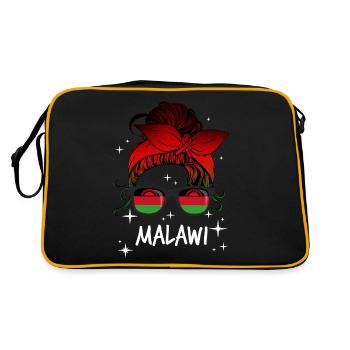 Malawi - Sac Retro - noir/or - Dos