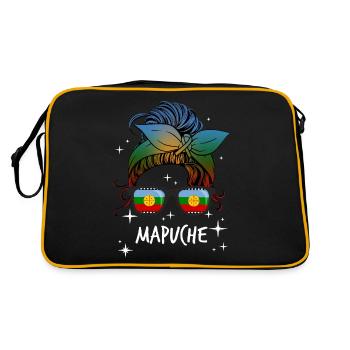Mapuche - Sac Retro - noir/or - Dos