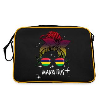 Mauritius - Retro Bag - black/gold - Back