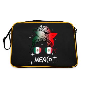 Mexique - Sac Retro - noir/or - Dos