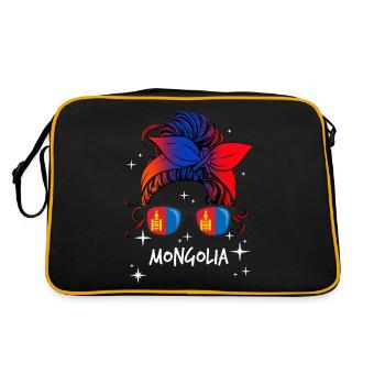Mongolia - Retro Bag - black/gold - Back