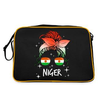 Nouvelle-Zélande - Sac Retro - noir/or - Dos