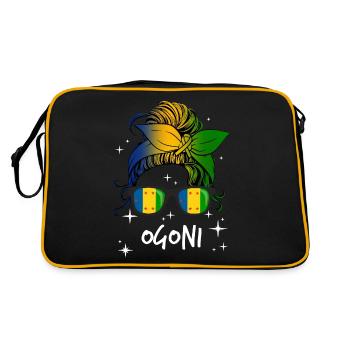 Ogoni - Sac Retro - noir/or - Dos