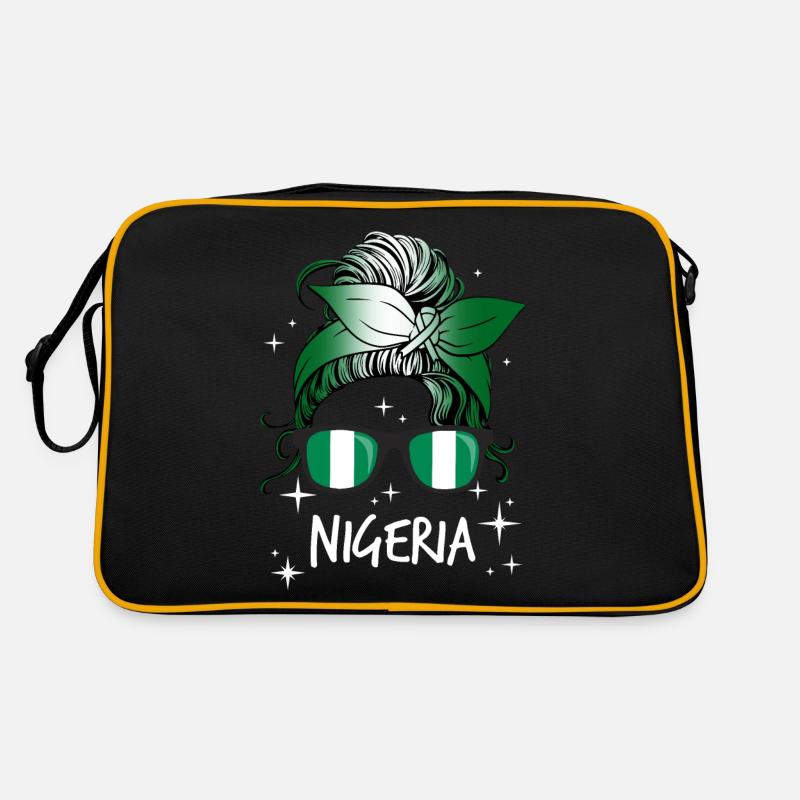 Nigeria - Retro Bag - black/gold