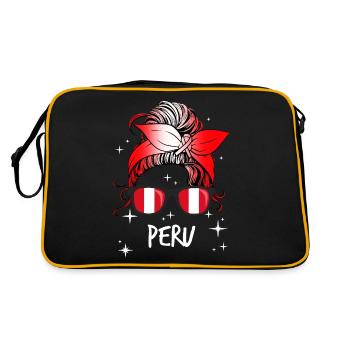 Pérou - Sac Retro - noir/or - Dos