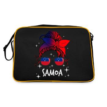 Samoa - Sac Retro - noir/or - Dos