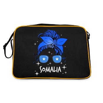 Somalia - Retro Bag - black/gold - Back