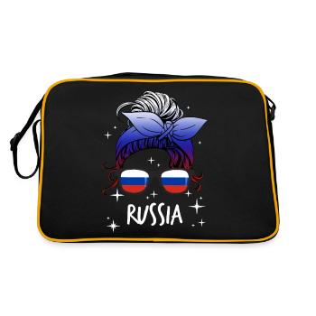 Russie - Sac Retro - noir/or - Dos