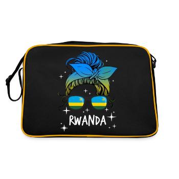 Rwanda - Sac Retro - noir/or - Dos