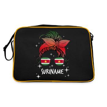 Suriname - Sac Retro - noir/or - Dos