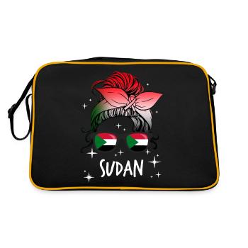 Soudan - Sac Retro - noir/or - Dos