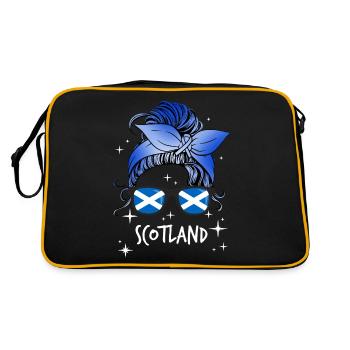 Ecosse - Sac Retro - noir/or - Dos