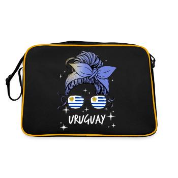 Uruguay - Sac Retro - noir/or - Dos