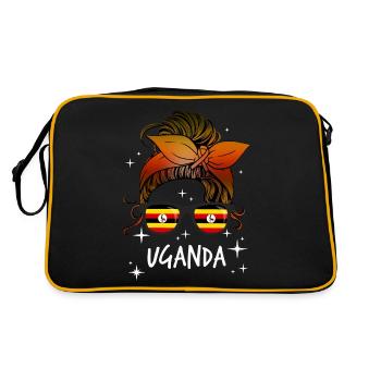Uganda - Retro Bag - black/gold - Back