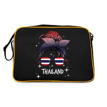 Thaïlande - Sac Retro - noir/or - Dos