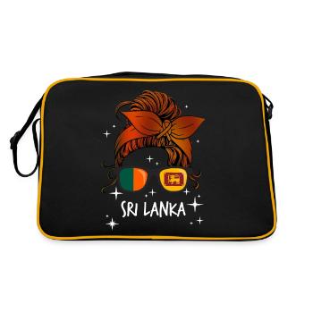 Sri Lanka - Retro Bag - black/gold - Back