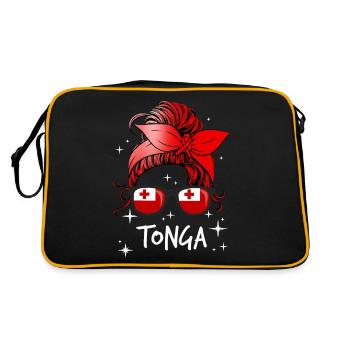 Tonga - Sac Retro - noir/or - Dos