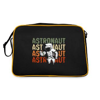 Fusée de la navette spatiale - Sac Retro - noir/or - Dos