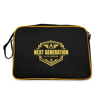 Club de remise en forme Sparta - Sac Retro - noir/or - Dos