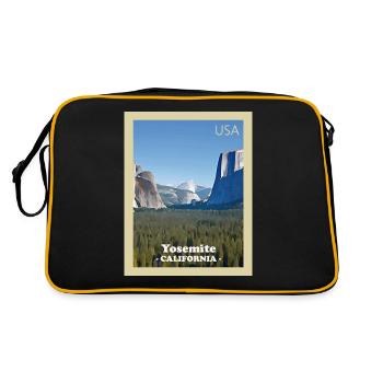 Parc national de Yosemite - Sac Retro - noir/or - Dos
