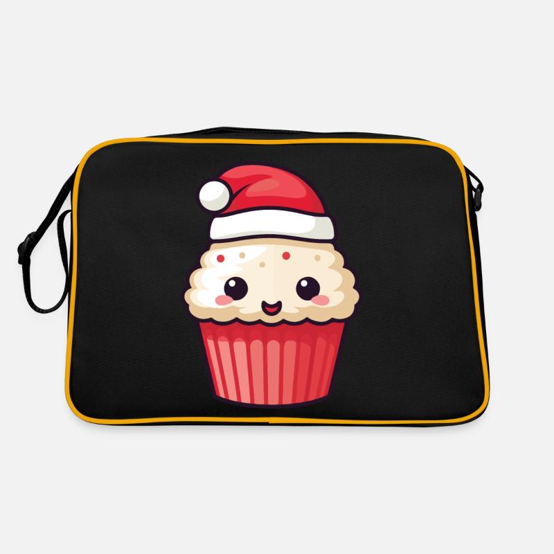 Cupcake Gâteau Cuisson Noël Sac Retro