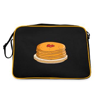 Crêpes - Sac Retro - noir/or - Dos