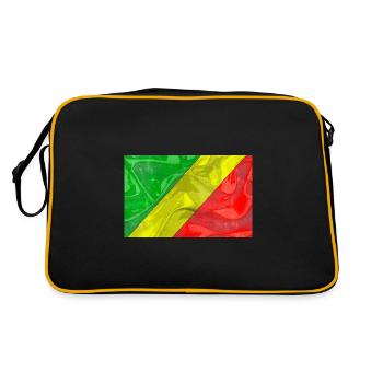 Congo Collection 'by nikkkooo - Retro Tasche - Schwarz/Gold - Hinten