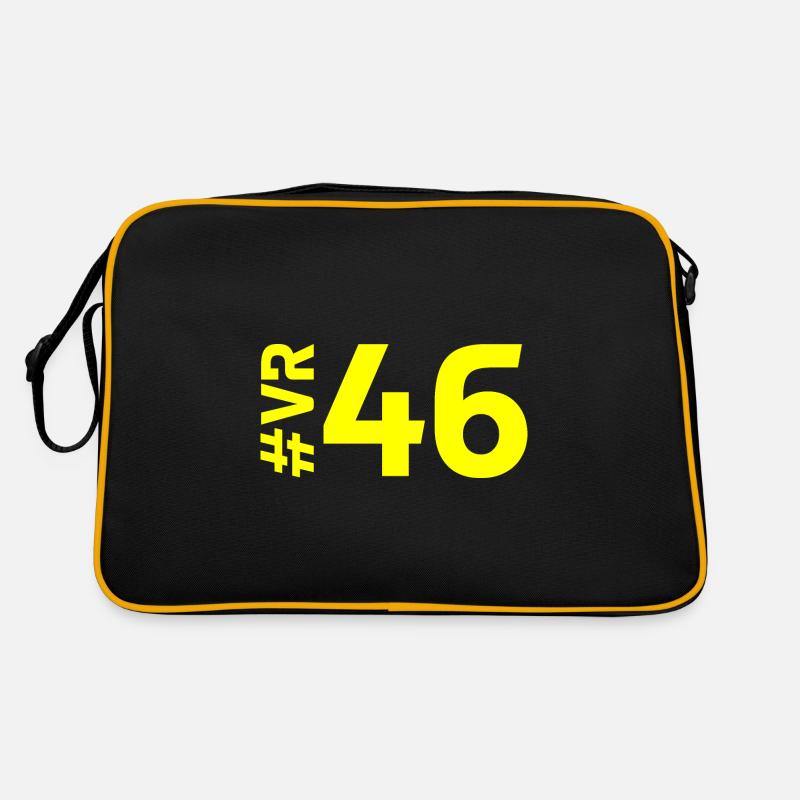 VR46 - Sac Retro - noir/or