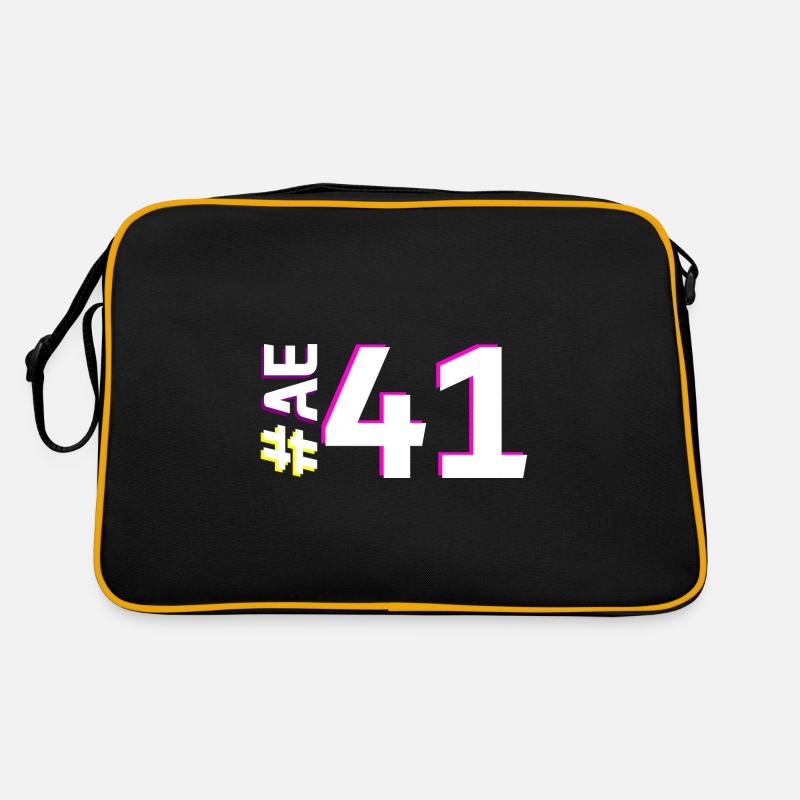 AE41 - Sac Retro - noir/or