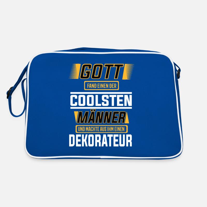 Dekorateur, einer der coolsten Männer der Welt Retro Tasche