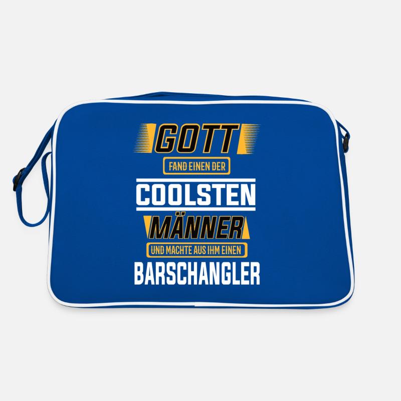 Barschangler einer der coolsten Männer der Welt Retro Tasche