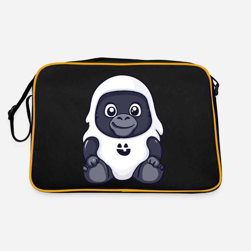 Gorilla Halloween Comic Geist Retro Tasche
