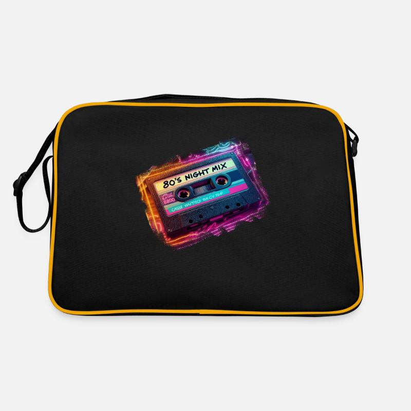 80's Night Mix rétro cassette musique mixtape disco Sac Retro