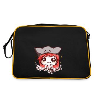 lucy sparkle - Retro Tasche - Schwarz/Gold - Hinten